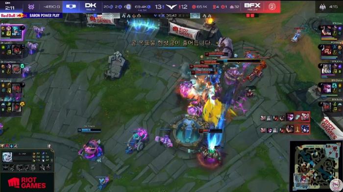 DK绝杀PSG，ShowMaker打出惊人五杀小组赛2:1（洛杉矶）